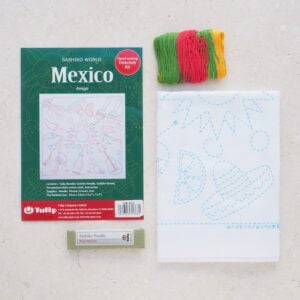 Tulip Sashiko Kit, Mexico - Amigo - Image 1