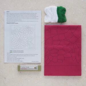 Tulip Sashiko Kit, Mexico - Dahlia - Image 2