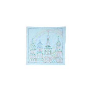 Tulip Sashiko Sewing Kit, Russia - Rainbow Palace - Image 2