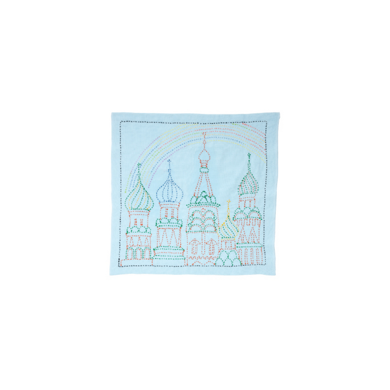 Tulip Sashiko Sewing Kit, Russia - Rainbow Palace