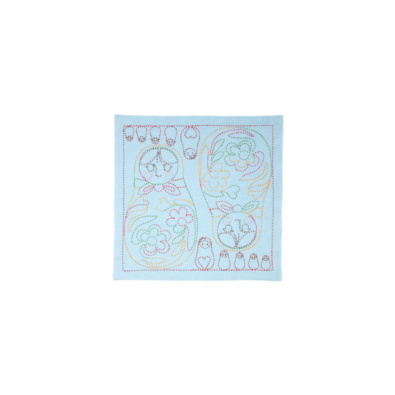 Tulip Sashiko Sewing Kit, Russia - Matryoshka