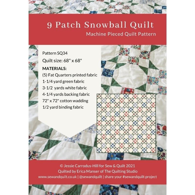 9 Patch Snowball Quilt Kit