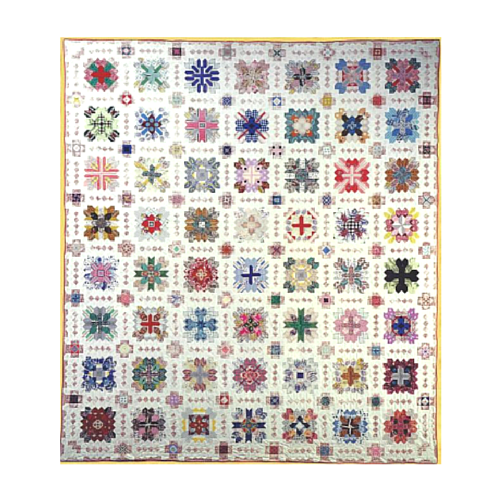 Patchwork Of The Crosses Quilt by Lucy Boston Starter Kit