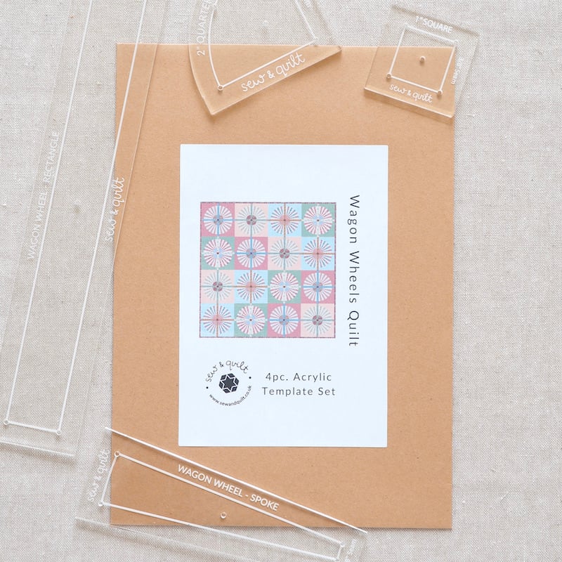 Wagon Wheels - Acrylic Template Set Quilt