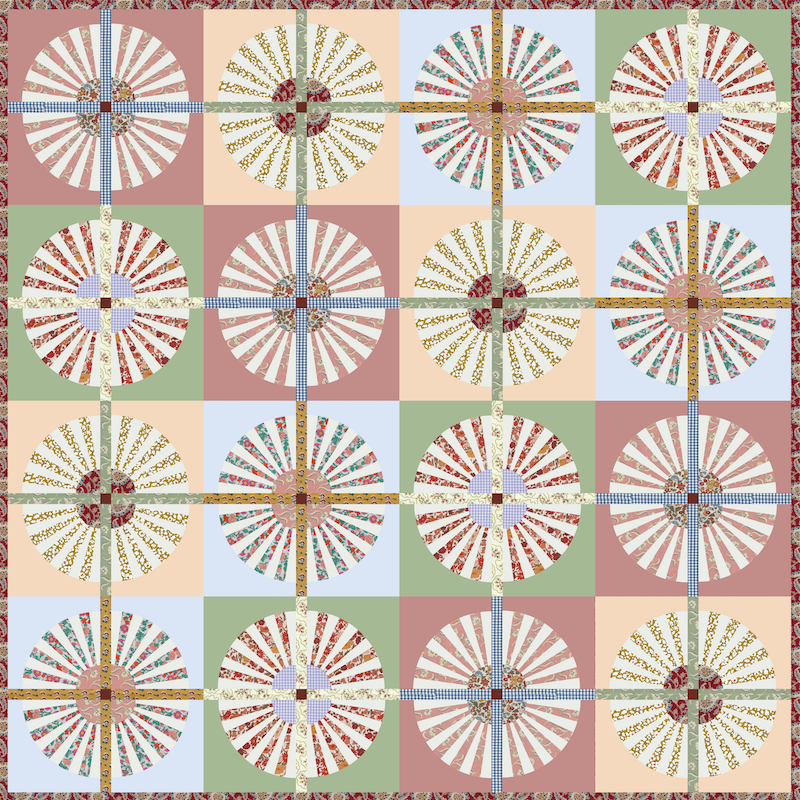 Wagon Wheels Quilt Kit