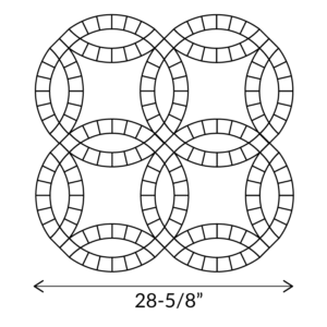 Double Wedding Ring - English Paper Pieces - Image 10