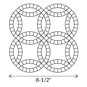 Double Wedding Ring - English Paper Pieces - Image 12