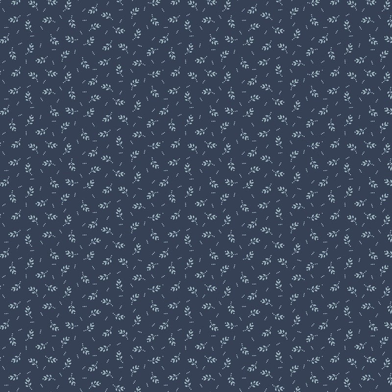 Woof and Warp Navy Leaf | R311134D-NAVY