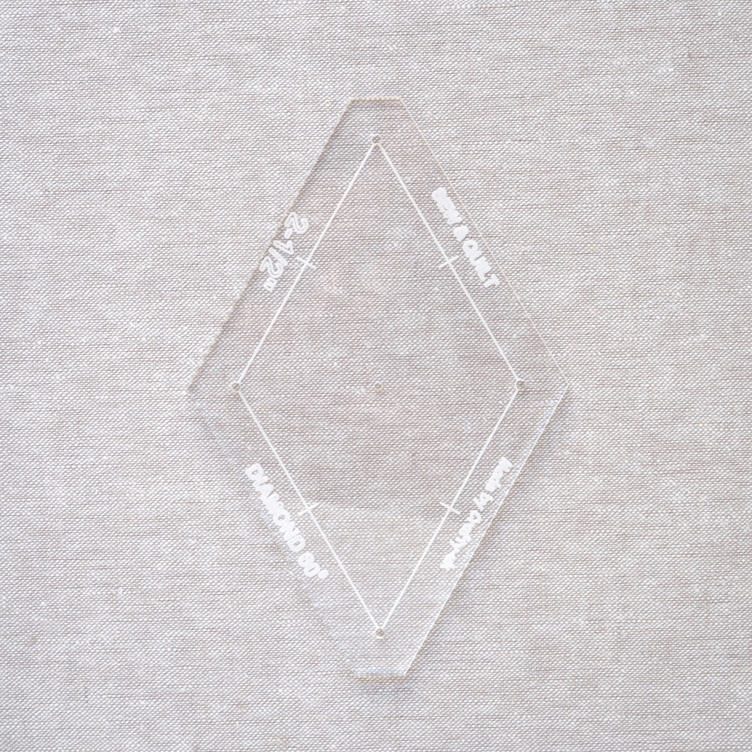 6-Point Diamond (60 degree) - Acrylic Template - Image 3
