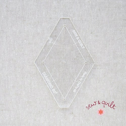 6-Point Diamond (60 degree) - Acrylic Template