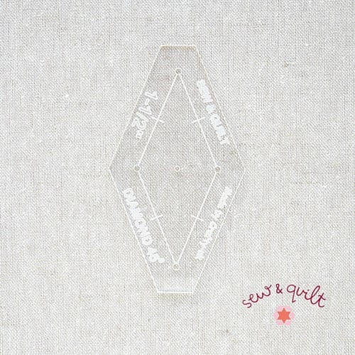 8-Point Diamond - Acrylic Template