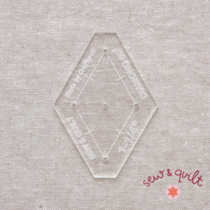 6-Point Diamond (60 degree) - Acrylic Template - Image 5