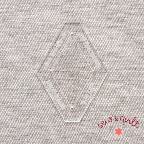 6-Point Diamond (60 degree) - Acrylic Template