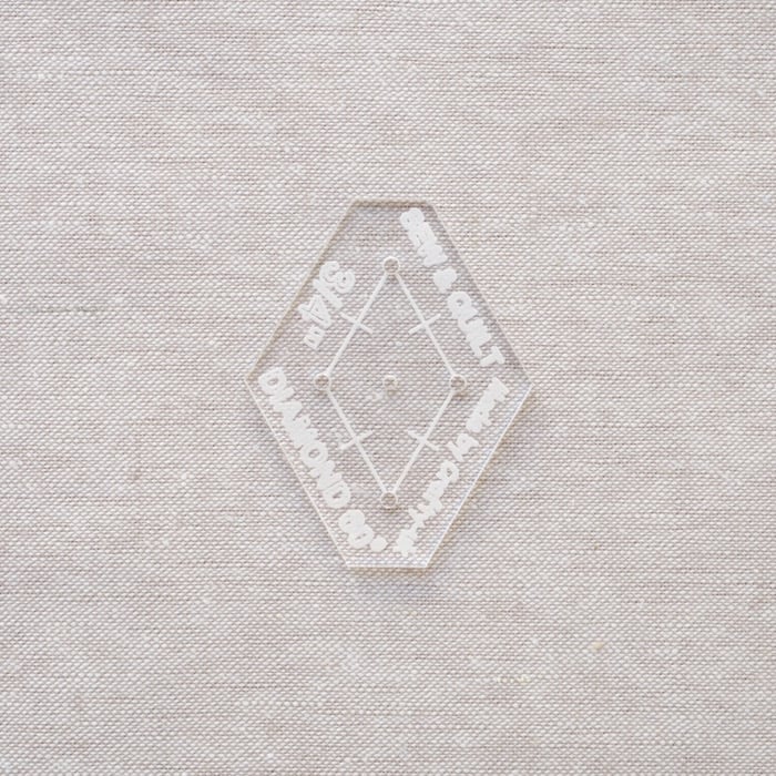 6-Point Diamond (60 degree) - Acrylic Template