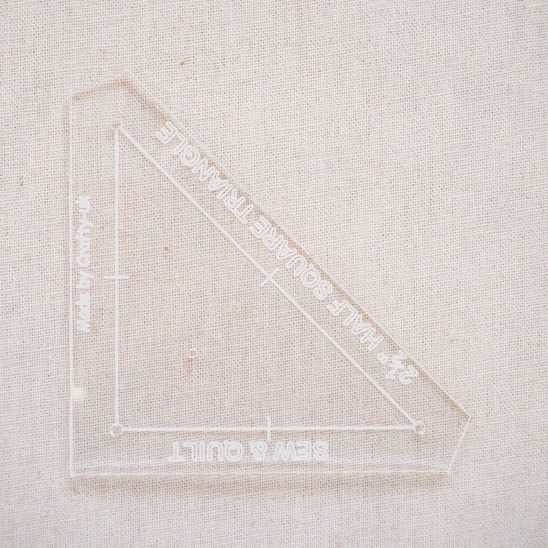 Half Square Triangle - Acrylic Template