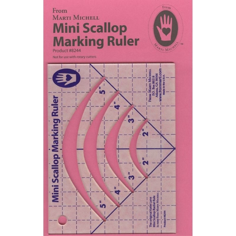 Mini Scallop Ruler