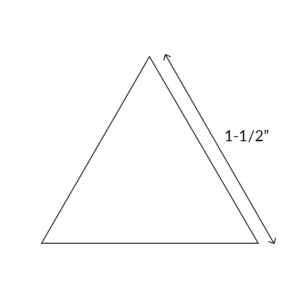 Equilateral Triangle - English Paper Pieces - Image 4