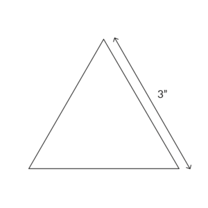 Equilateral Triangle - English Paper Pieces - Image 10