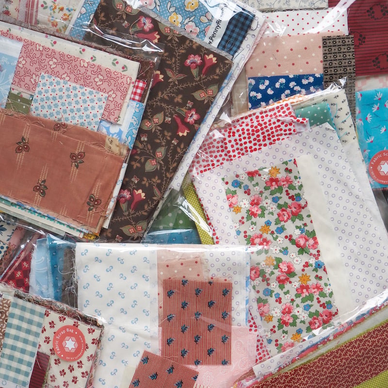 Quilting Cotton Scrap Bag, 1m weight