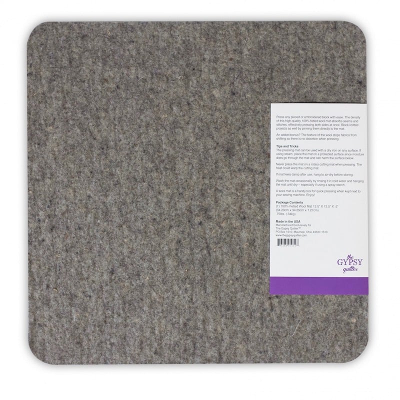 Felted Wool Pressing Mat 8-1/2" x 8-1/2"
