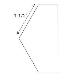 Half Hexagon (Pointed) - English Paper Pieces - Image 10
