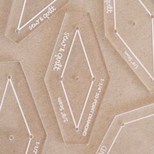 10-Point Diamond - Acrylic Template - Image 1