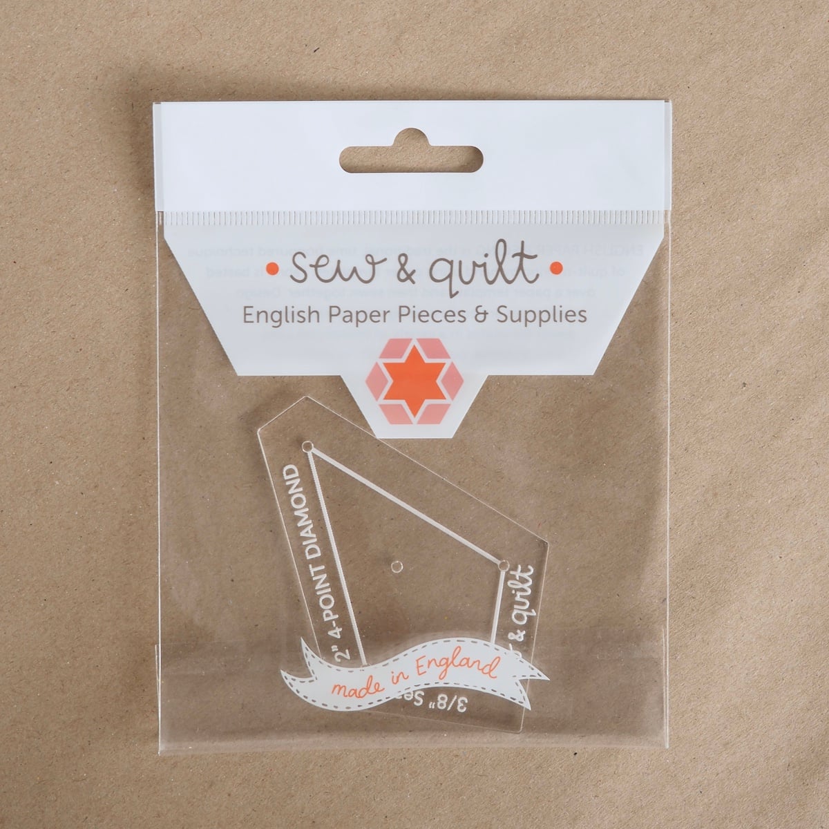 4-Point Diamond - Acrylic Template - Image 2