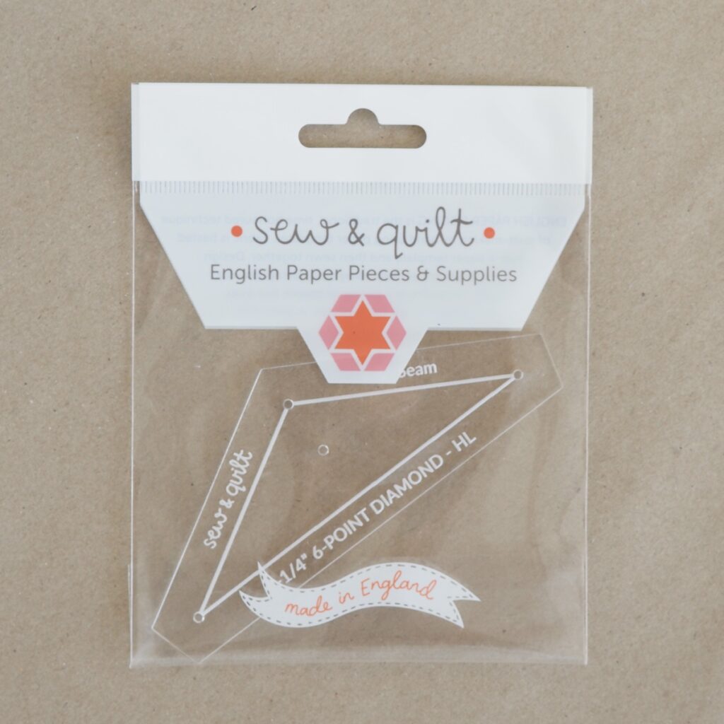 5-Point Diamond (Half Length) - Acrylic Template
