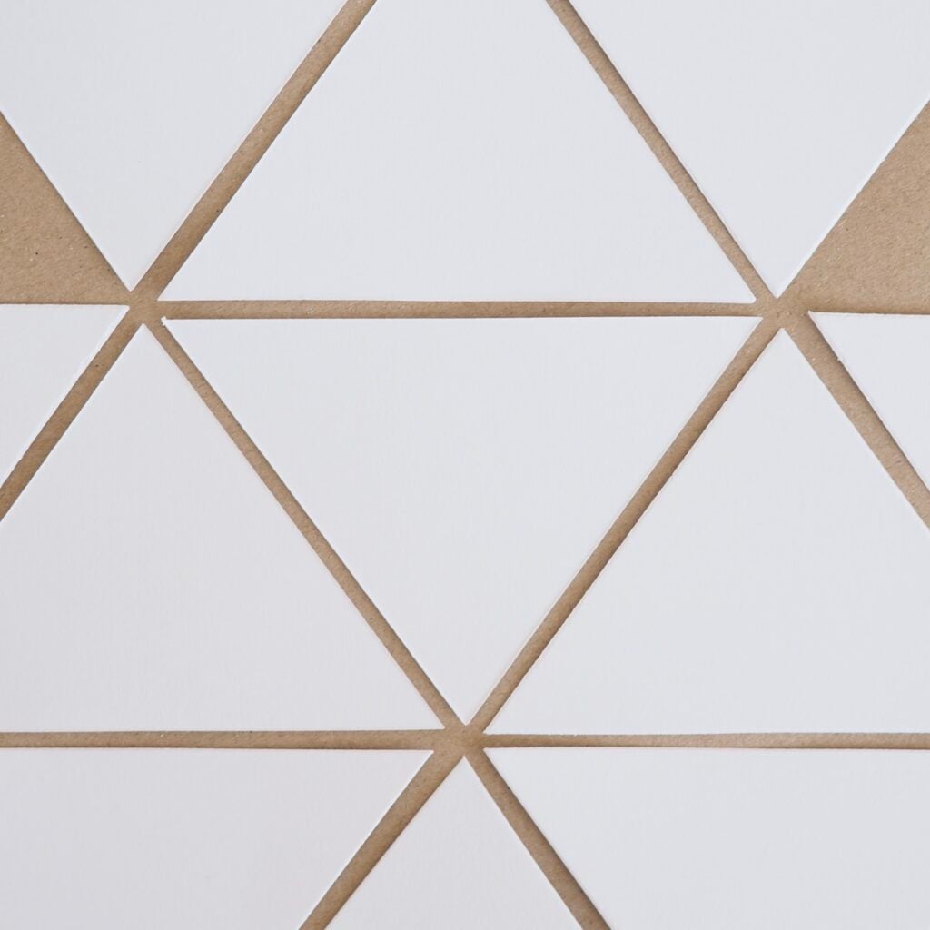 5-Point Diamond (Half Width) - English Paper Pieces