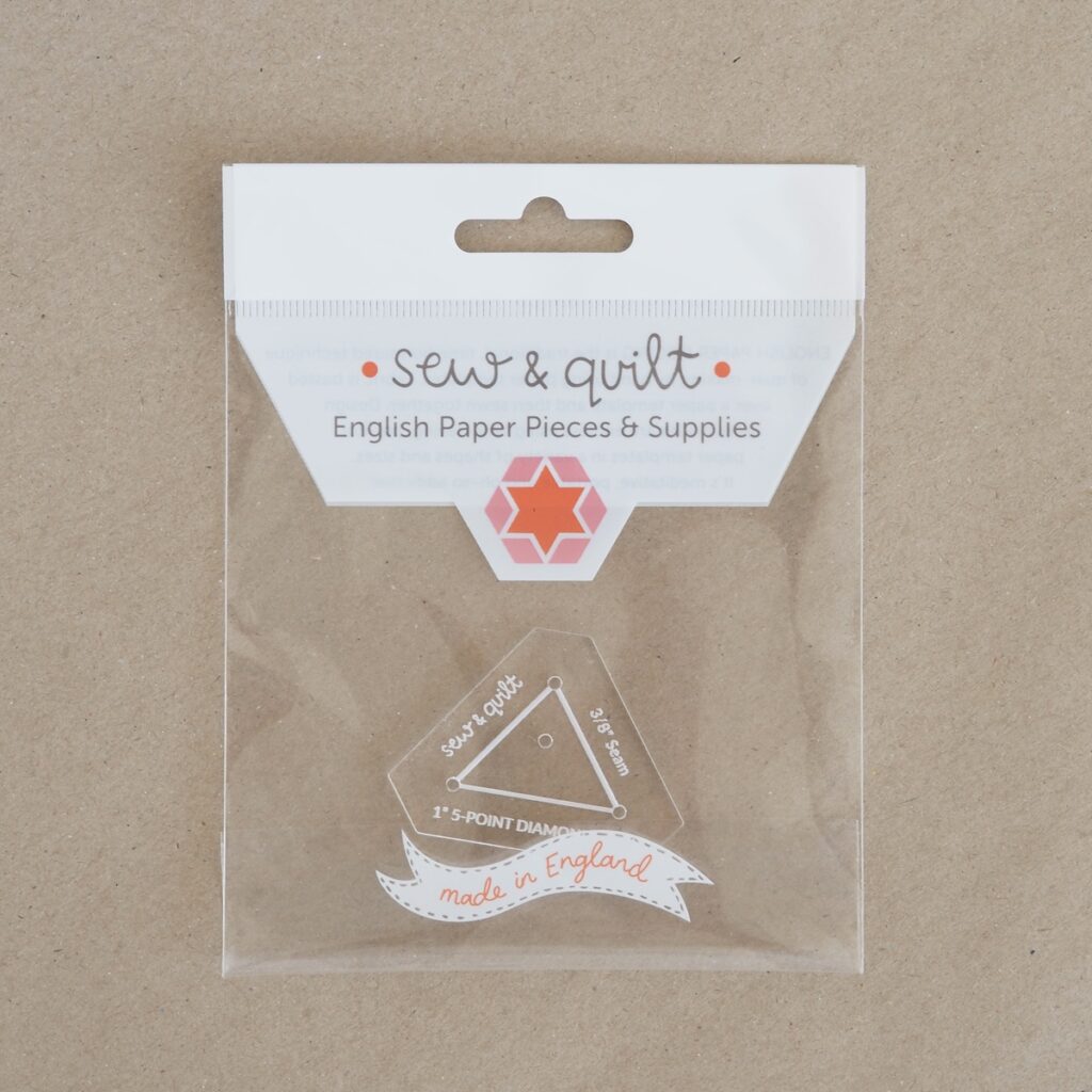 5-Point Diamond (Half Width) - Acrylic Template