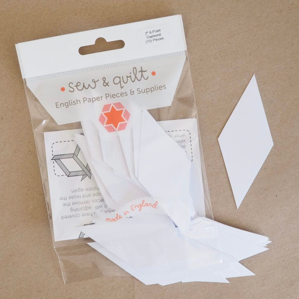 8-Point Diamond - English Paper Pieces
