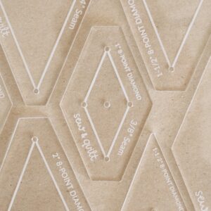8-Point Diamond - Acrylic Template - Image 1