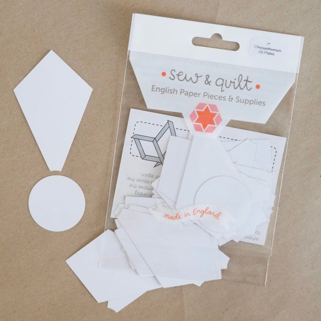Chrysanthemum (8 Petal) - English Paper Pieces