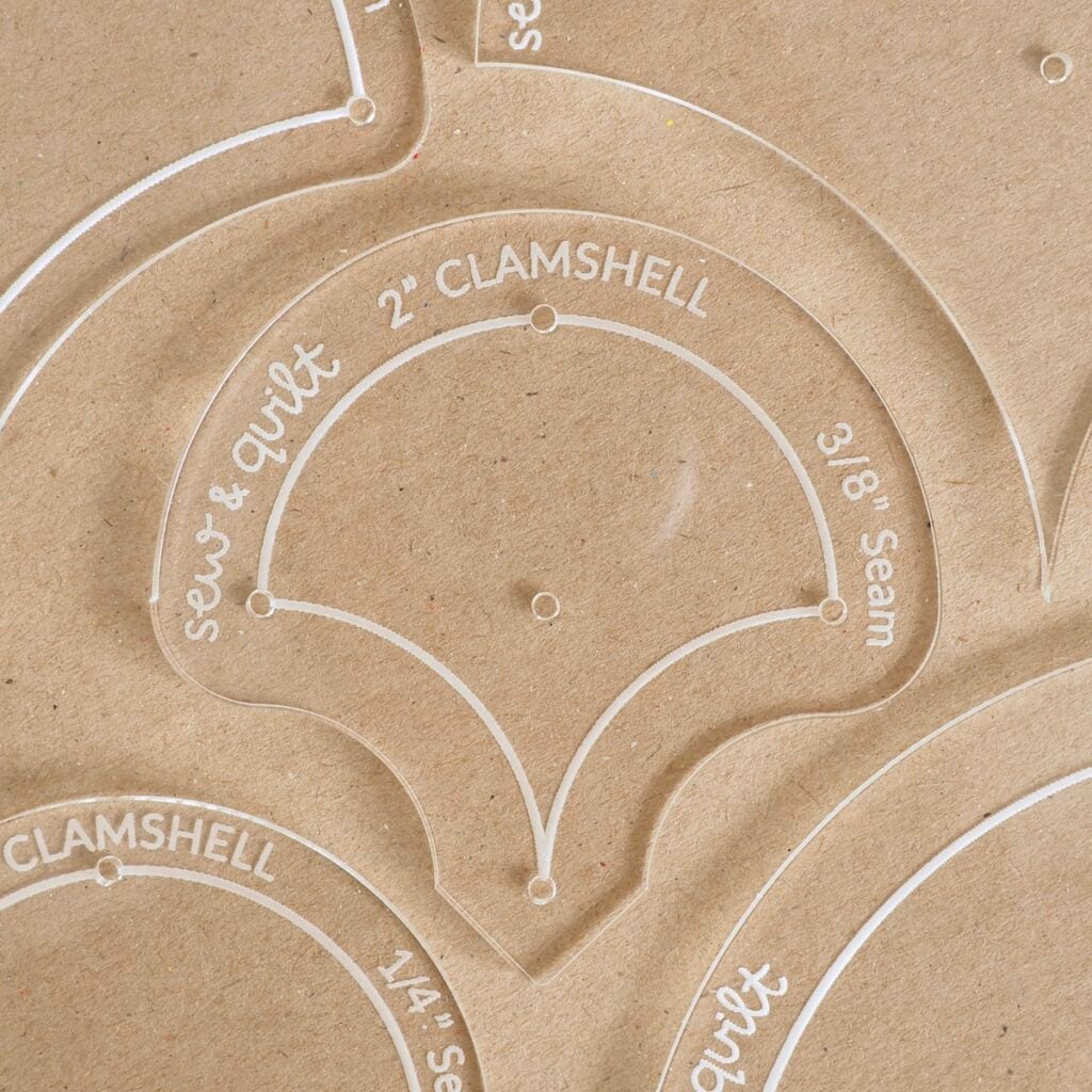 Clamshell - Acrylic Template