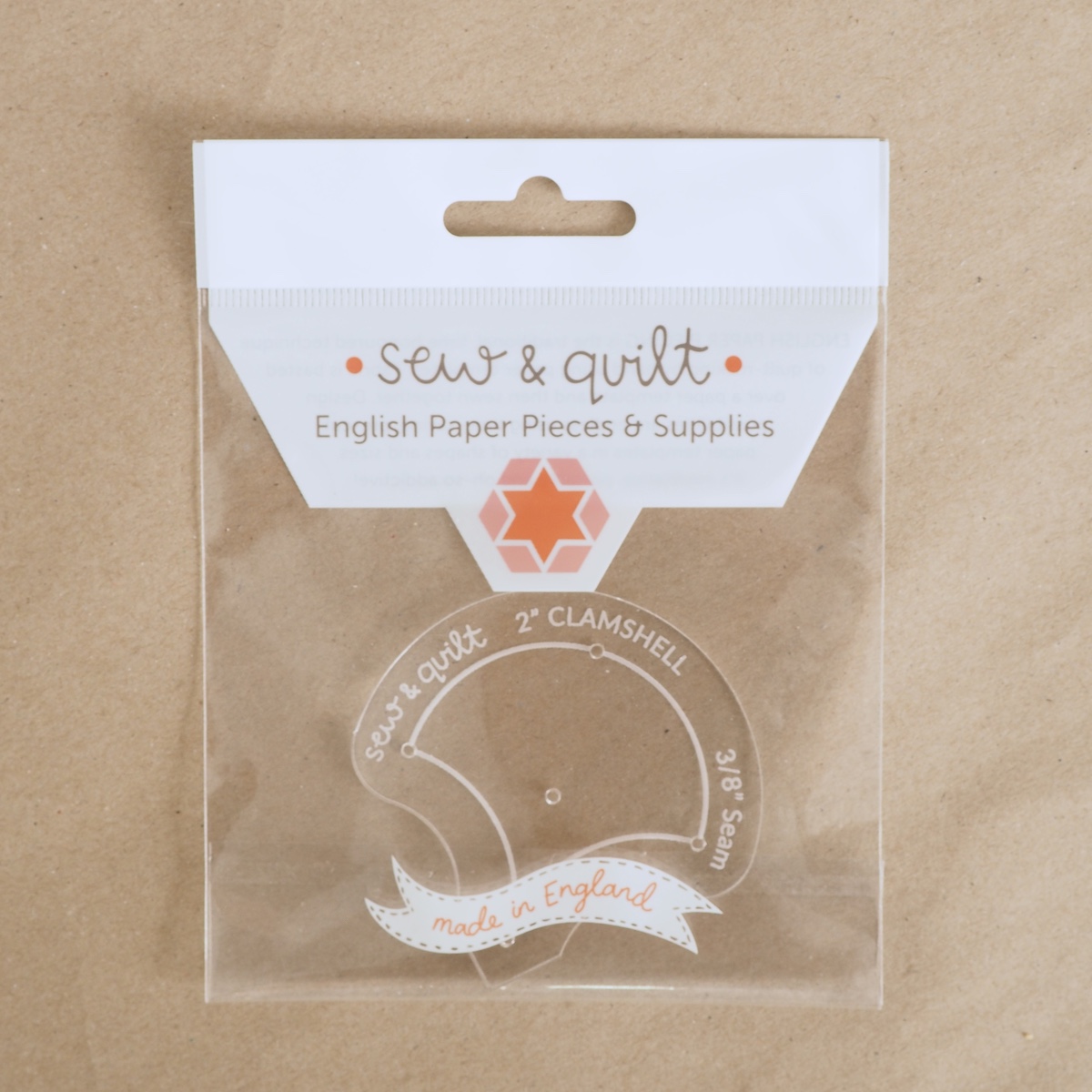 Clamshell - Acrylic Template - Image 2