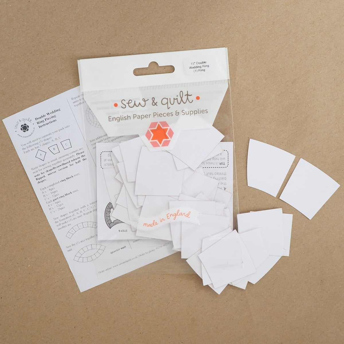 Double Wedding Ring - English Paper Pieces - Image 1