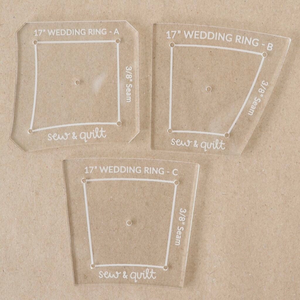 Double Wedding Ring - Acrylic Templates