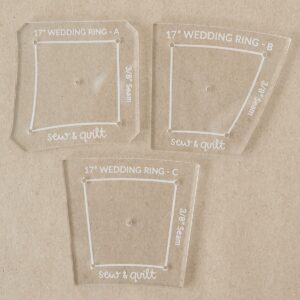 Double Wedding Ring - Acrylic Templates - Image 1