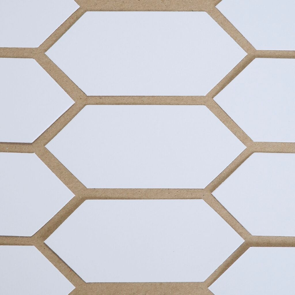 Elongated Honeycomb - English Paper Pieces