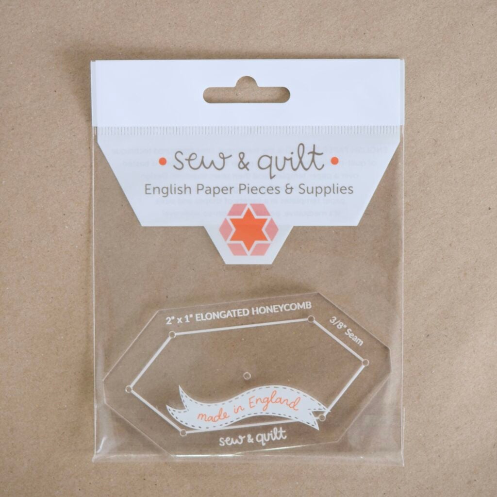 Elongated Honeycomb - Acrylic Template