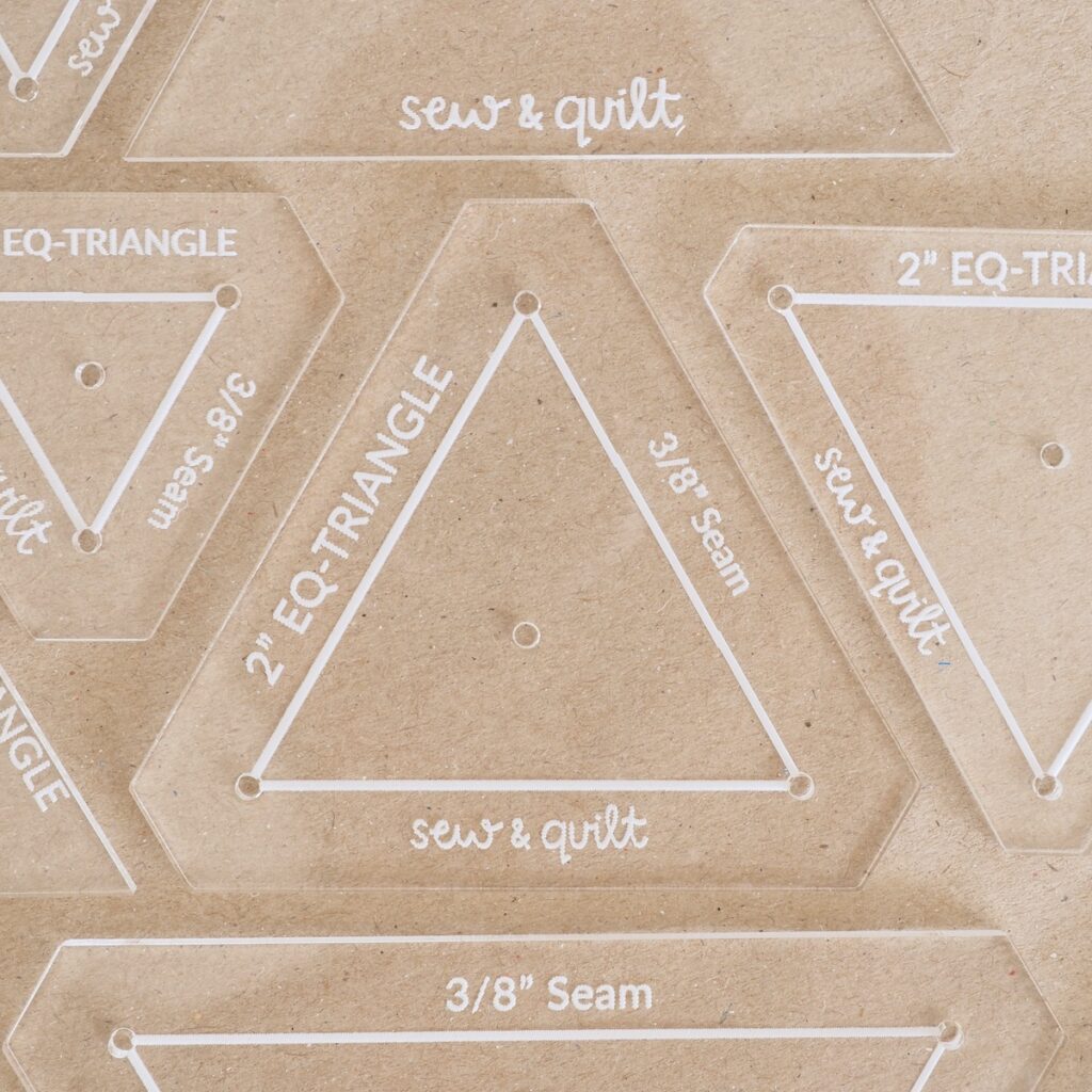 Equilateral Triangle - Acrylic Template