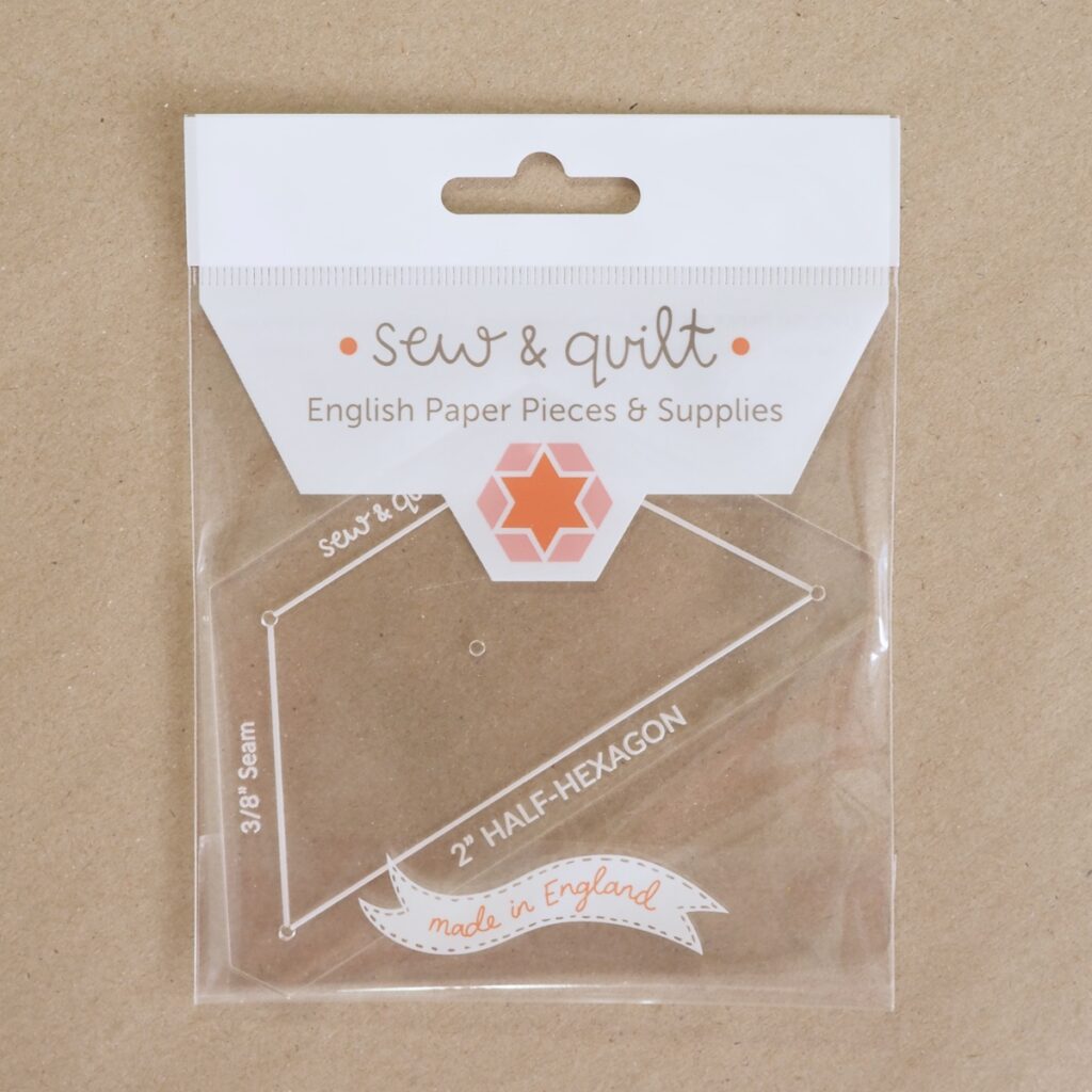 Half Hexagon - Acrylic Template