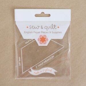 Half Hexagon - Acrylic Template - Image 2