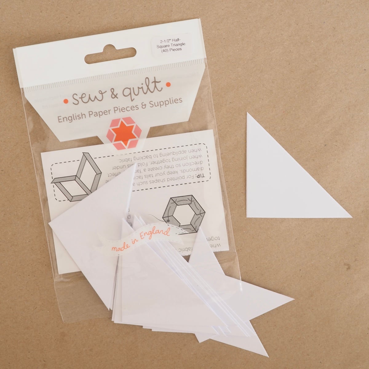Half Square Triangle - English Paper Pieces - Image 1
