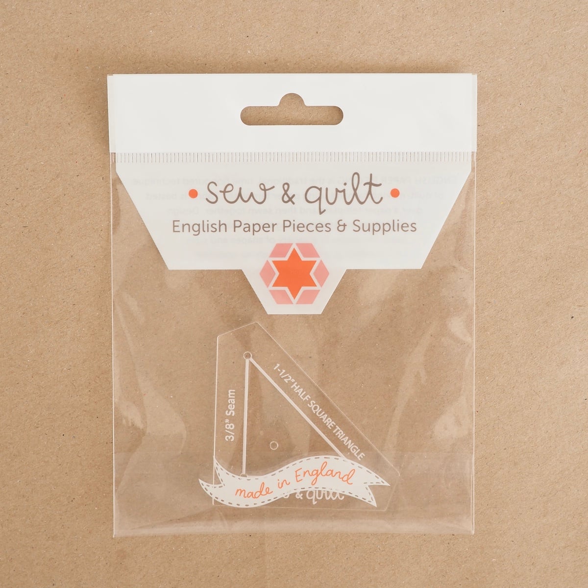 Half Square Triangle - Acrylic Template - Image 2