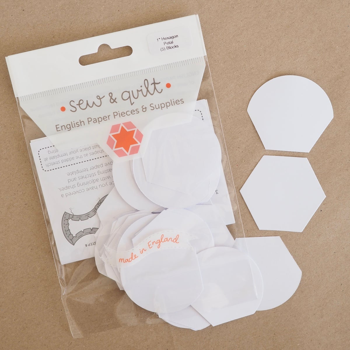 Hexagon Petal - English Paper Pieces - Image 1