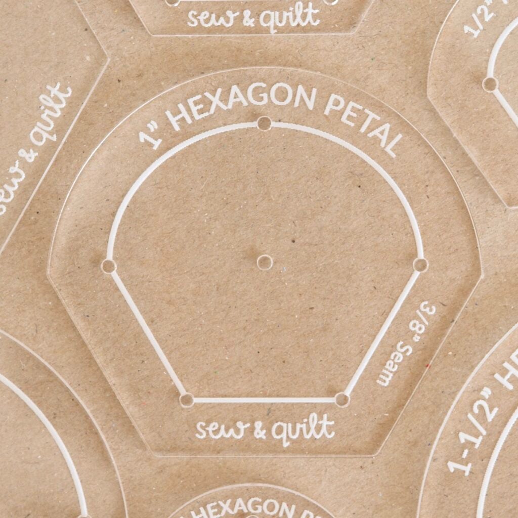Hexagon Petal - Acrylic Template