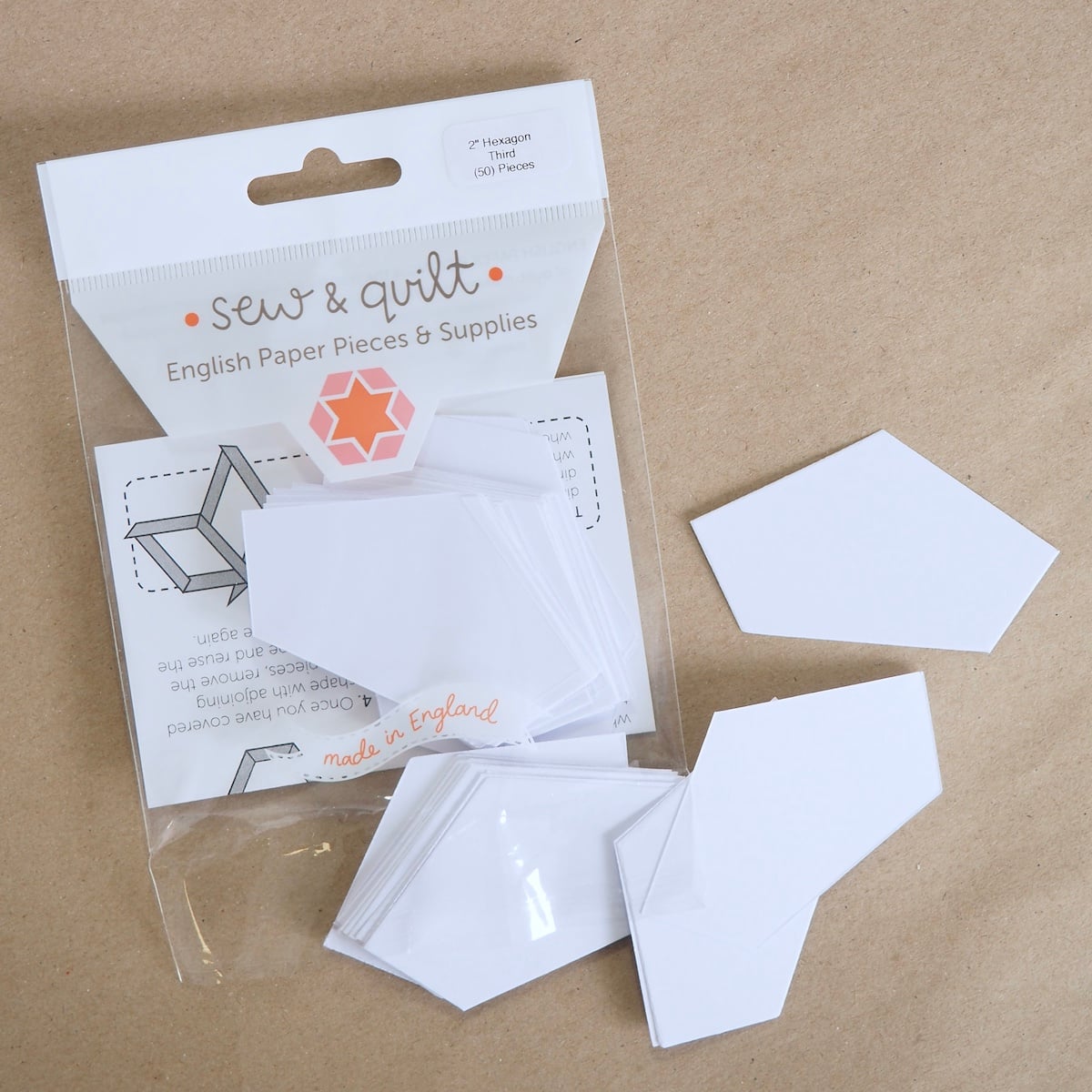 Hexagon Third - English Paper Pieces - Image 1