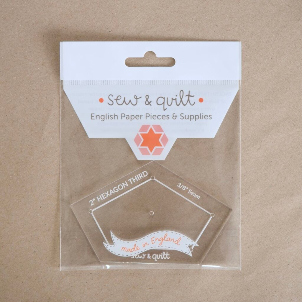 Hexagon Third - Acrylic Template