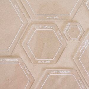 Hexagon - Acrylic Template - Image 1